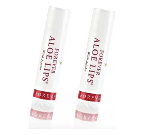 Kit 02 Protetor Labial Lips Forever Aloe Lábios Ressecados