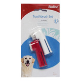 Bioline® Set 2 Cepillos Dental Dedos Para Perros