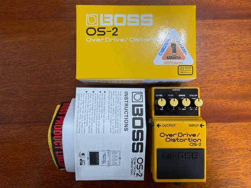 Pedal Boss Os-2 Overdrive / Distortion 