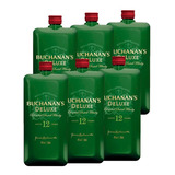 Whisky Buchanans Deluxe 12 Años Mini Scotch 200ml Cj 6pzas