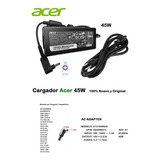 Cargador Original Acer 45w | 19v-2.37a  5.5x1.7mm 100% Nuevo