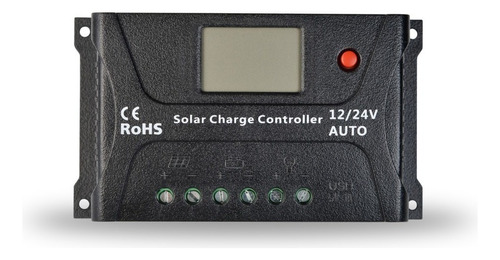 Regulador De Carga Solar 20 V 12/24 V