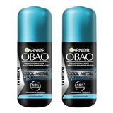 Obao Cool Metal Desodorante Para Hombre 65 Gr, 2 Pack
