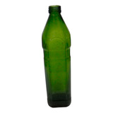 Botella Verde Borges Vintage 28 Cm Alto Y La Base De 6cm 6cm