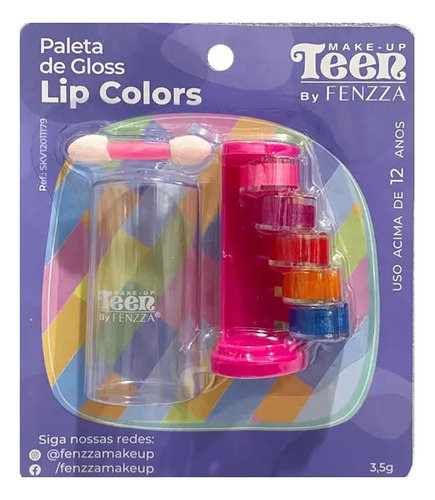 Fenzza Teen Paleta De Gloss Lip Colors Skv12011179