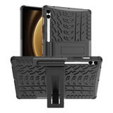 Funda Negra De Tpu+pc Para Samsung Galaxy Tab S9 Fe+