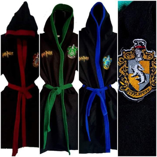 Bata De Baño Harry Potter T Juvenil Microfibra 3 Mod Dif