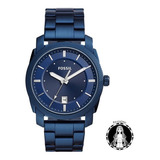 Reloj Azul Fossil Machine - Fs5231/1an C/ E O