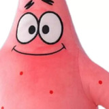 Boneco De Pelúcia Patrick Estrela 30cm Turma Do Bob Esponja