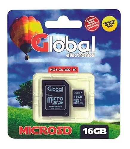 Tarjeta Microsd De 16gb + Adaptador Hfc1