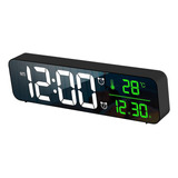 10  Pantalla Grande Despertador Reloj De Pared 40 Tonos 5