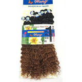 Cabelo 100% Orgânico Brazuca Weng Cacho 3c 270gr 8 Telas Cmj