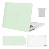 Funda Rígida Mosiso Para Macbook Pro 16  2485 Honeydew Green
