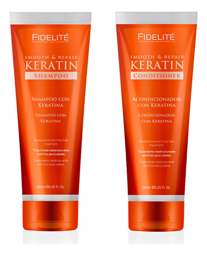 Kit Fidelité Keratina Shampoo + Acondicionador X230ml