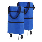 2pzscarrito Bolso Portatil Ruedas Plegable Ajustable Mandado