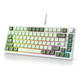 Teclado Mecánico Gaming Matcha Rgb Con 82 Teclas Intercambia