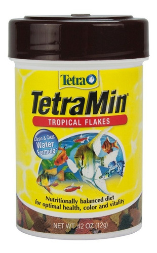 Alimento Para Peces Alimento Tetramin Tropical Flakes 12 Gr