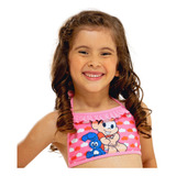 Biquini Infantil Top Atacado Moda Praia Sortidos Personagens