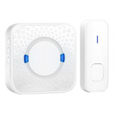 Timbre Blanco P6-b 110db Inalámbrico Ip55 Impermeable Wifi R