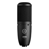 Microfone Akg P120 Condensador  Cardioide Preto