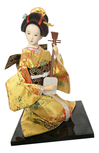 , Muñeca Japonesa Kimono Geisha De 12 Pulgadas, Muñeca