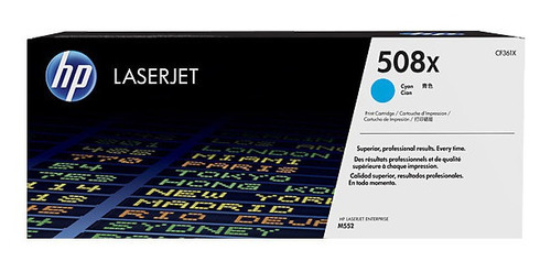 Toner Hp Cf361x  Laser Jet M553 Cyan 9500 Pag