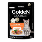 Sachê Golden Gourmet Gatos Adultos Sabor Atum - 70g