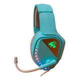 Fone Headset Game G2 Com Microfone E Leds Rgb - Azul