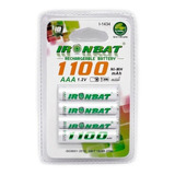 Pilas Aaa Ironbat 1100 Mah