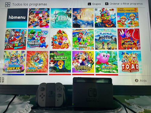 Nintendo Switch Hackeado Magia Liberada 128 Con Juegos 