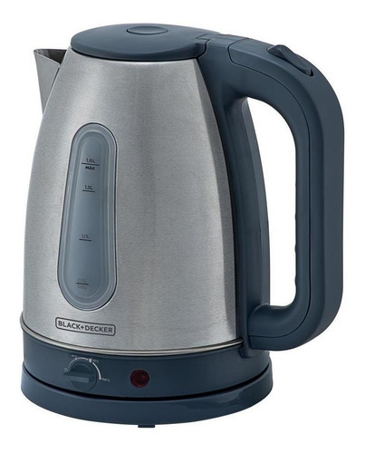 Chaleira Elétrica Black+decker K2200g Gourmand Gris Prateada Y Preta 127v 1.8l