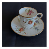 Taza Cafe Antigua Porcelana Limoges Theodore Haviland - C8