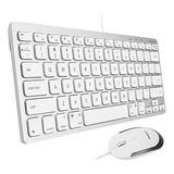 Macally Combo De Teclado Y Mouse Usb Con Cable Para