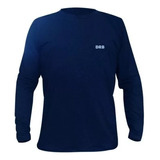 Remera Drb Termica Micropolar Azul Hombre