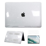 Funda Aokilom Para Macbook Air 13 M2 + C/teclado Glitter