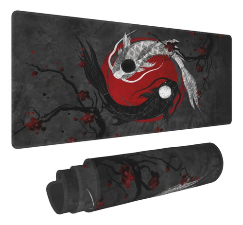 Alfombrilla De Mouse Japonesa Yin Y Yang Koi Carp Gaming ...