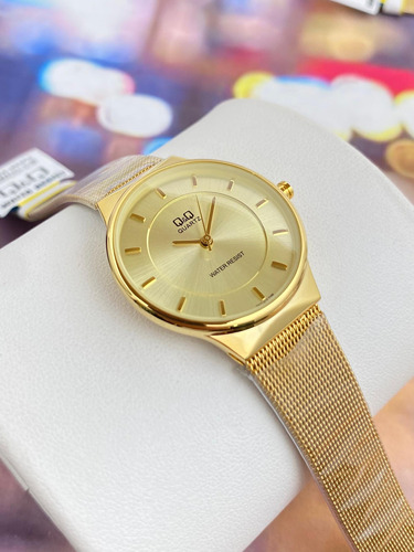 Reloj Qyq Para Dama Mujer Extra Plano Original + Caja Sumerg