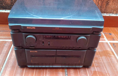 Mini System 3x1 Philips As 125 - Para Arrumar Ou Peças