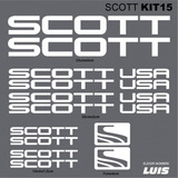 Scott Kit15 Sticker Calcomania Para Cuadro De Bicicleta Bici