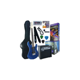 Paquete Guitarra Electrica Yamaha Azul Con Amplificador