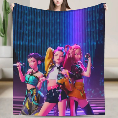 Manta De Franela G K-pop Demon Hunters Para Primavera