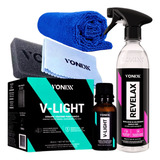 V-light Vitrificador De Faróis 20ml Vonixx + Revelax 500ml