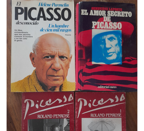 Pablo Picasso 4 Libros Amor Secreto El Desconocido Y Más E1