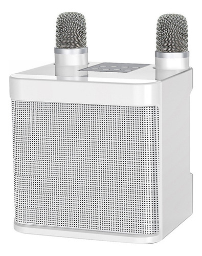 Alto-falante Bluetooth Portátil Com 2 Microfones De Karaokê