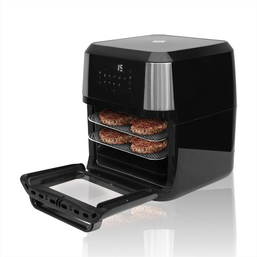 Fritadeira Forno Airfryer 12 L 220v Oven Fry 3 Em 1 Tronos Cor Preto