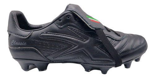 Tenis Futbol Tacos Tachones Concord Negro 100%piel S185xn