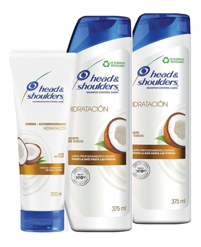 Kit Head&shoulders 2 Botellas De Shampoo + Acondicionador