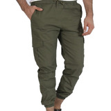 Pantalon Gabardina Cargo Oficina Trabajo Colores Moda