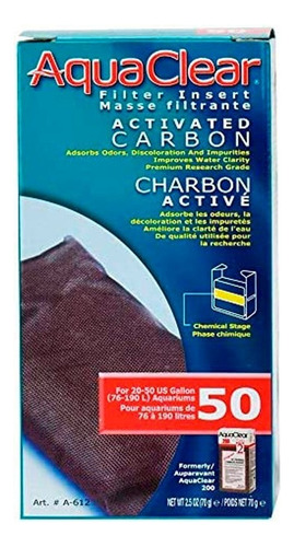 Carbon Activado Para Filtro Cascada Aquaclear 50 110v