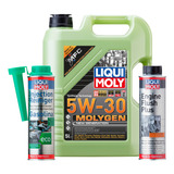 Set 3 Pzas Molygen 5w30 Injection Reiniger Liqui Moly